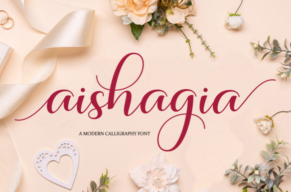 Aishagia: The Elegant Script Font for Modern Designers