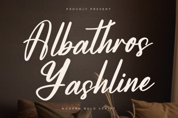 Albathros Yashline: A Modern Bold Script for Luxury Design