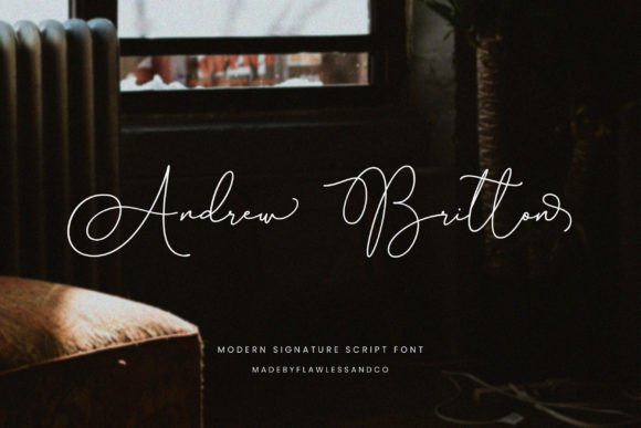Andrew Britton: Elevating Design with Elegant Script Typography