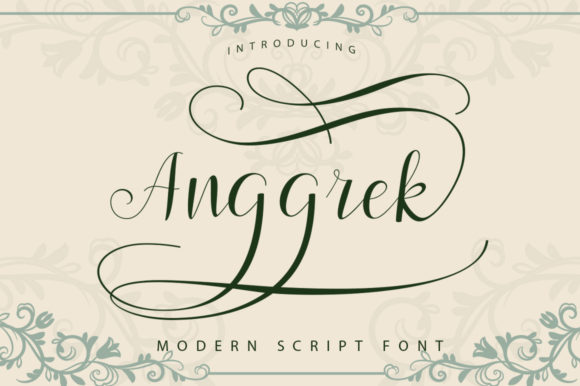 Anggrek Font: Elevate Your Design with Modern Script Elegance