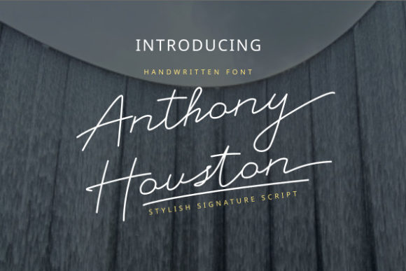 Anthony Houston: Elevate Your Design with Elegant Script