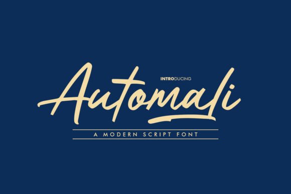 Automali: Elevating Your Design with Elegant Script