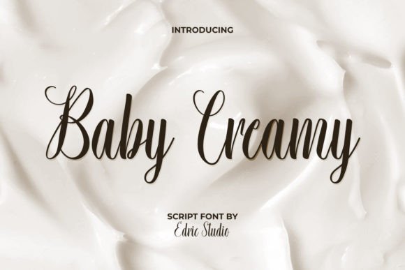 Baby Creamy: The Soft Script Font for Elegant Design