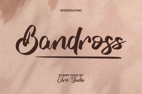 Bandross: Bold Script Font for Modern Branding