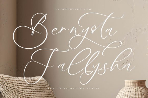 Bernyota Fallysha: Elevating Your Design with Luxury Script