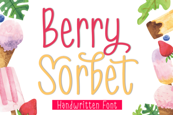 Berry Sorbet: A Whimsical Font for Creative Design