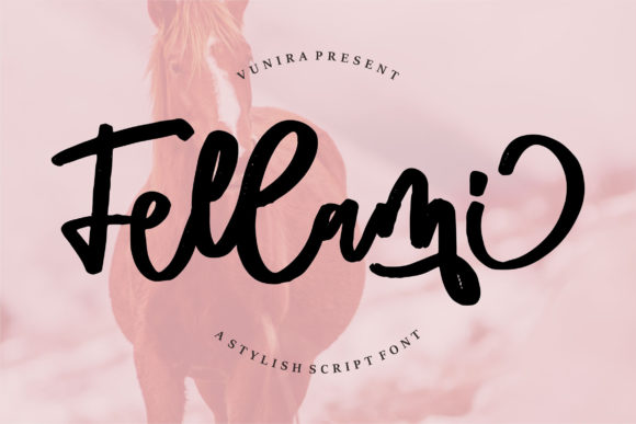 Fellami: Elevating Visual Design with Artistic Typography
