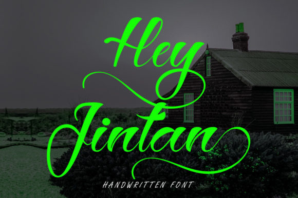Hey Jintan: Elevating Design with Elegant Script Typography