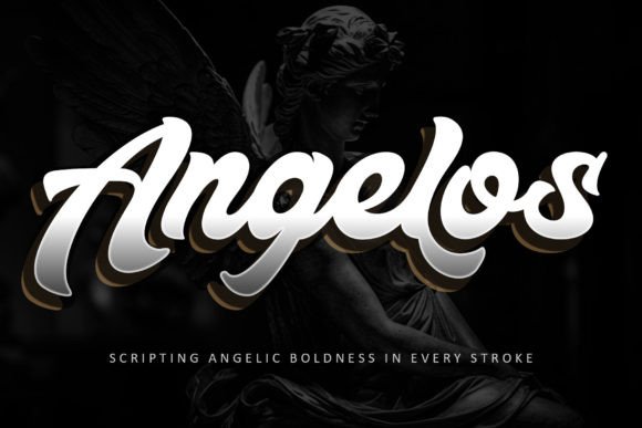 Introducing Angelos: A Bold Script for Modern Elegance