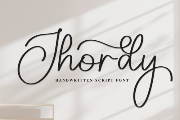 Jhordy: The Elegant Script Font for Modern Design