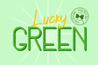 Lucky Green Duo: A Font Pairing for Bold Visual Identity