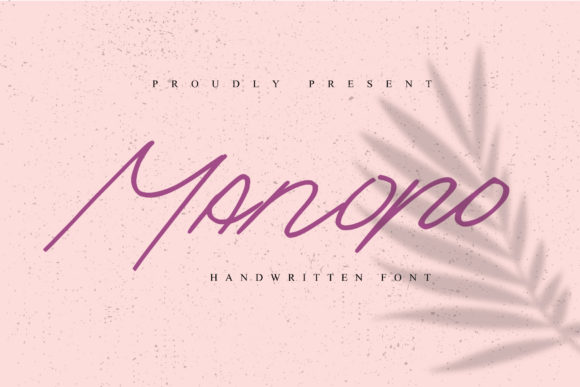 Manopo: A Modern Script Font for Elegant Design