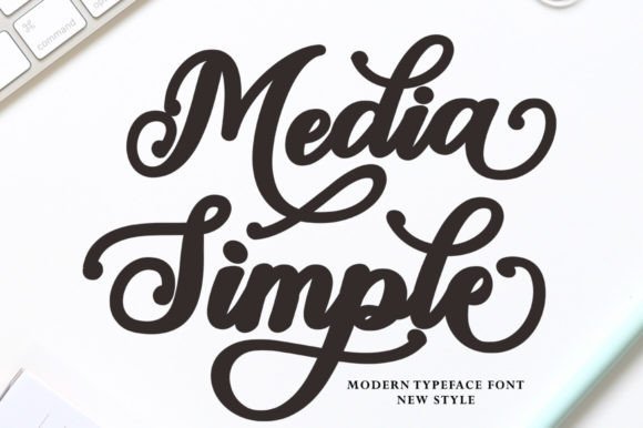 Media Sample: Elevating Design with Elegant Script Typography