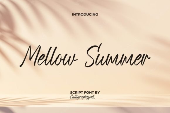 Mellow Summer: A Font for Fresh, Uplifting Visual Design
