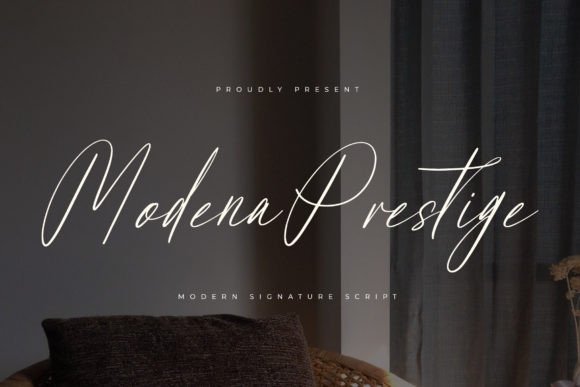 Modena Prestige: The Modern Script for Luxury Branding