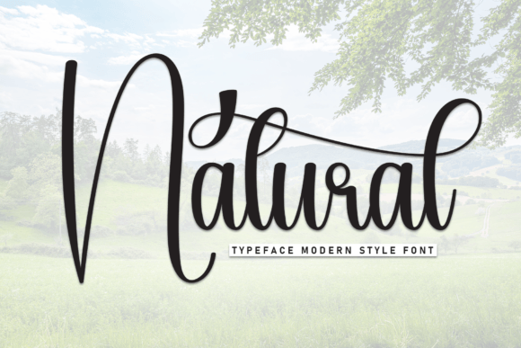 Natural: A Handwritten Font for Modern Design