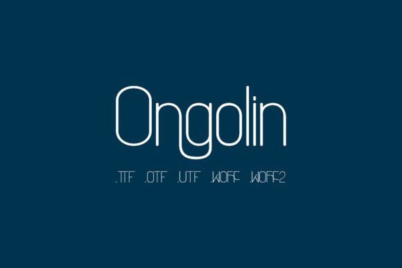Ongolin: A Sweet Script for Modern Design