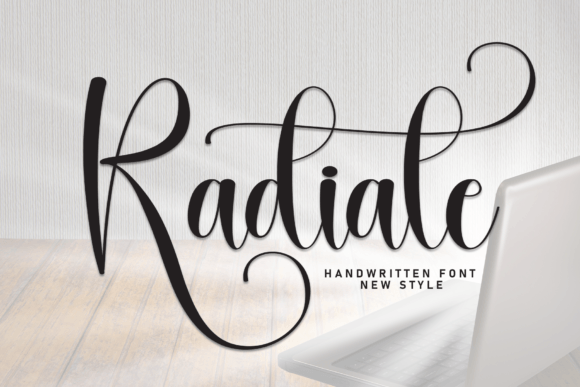 Radiate: An Elegant Script Font for Modern Design