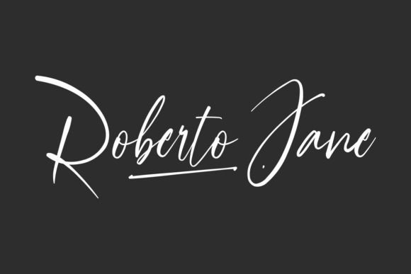 Roberto Jane: A Modern Script for Elegant Design