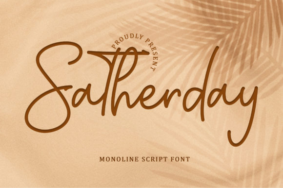 Satherday: The Elegant Script Font for Modern Design