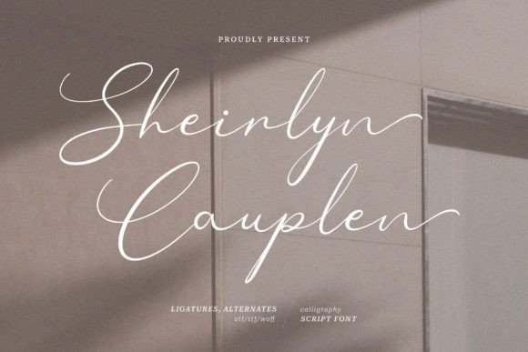 Sheirlyn Cauplen: A Magical Script Font for Elegant Design