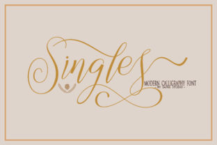 Singles: The Elegant Script Font for Modern Design