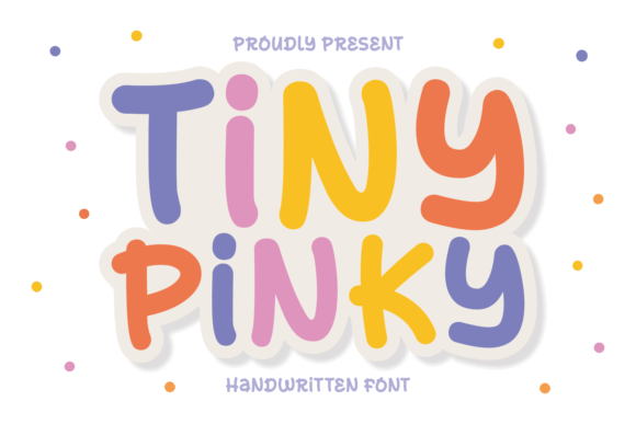 Tiny Pinky: A Playful Handwritten Font for Creative Design