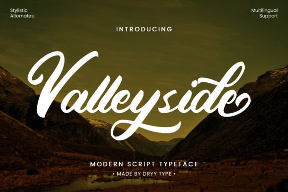 Valleyside: Elevating Brand Identity with Script Typography