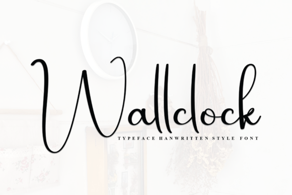 Wallclock: The Elegant Script Font for Timeless Design