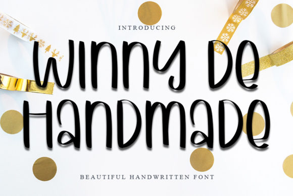 Winny De Handmade: A Whimsical Font for Creative Projects